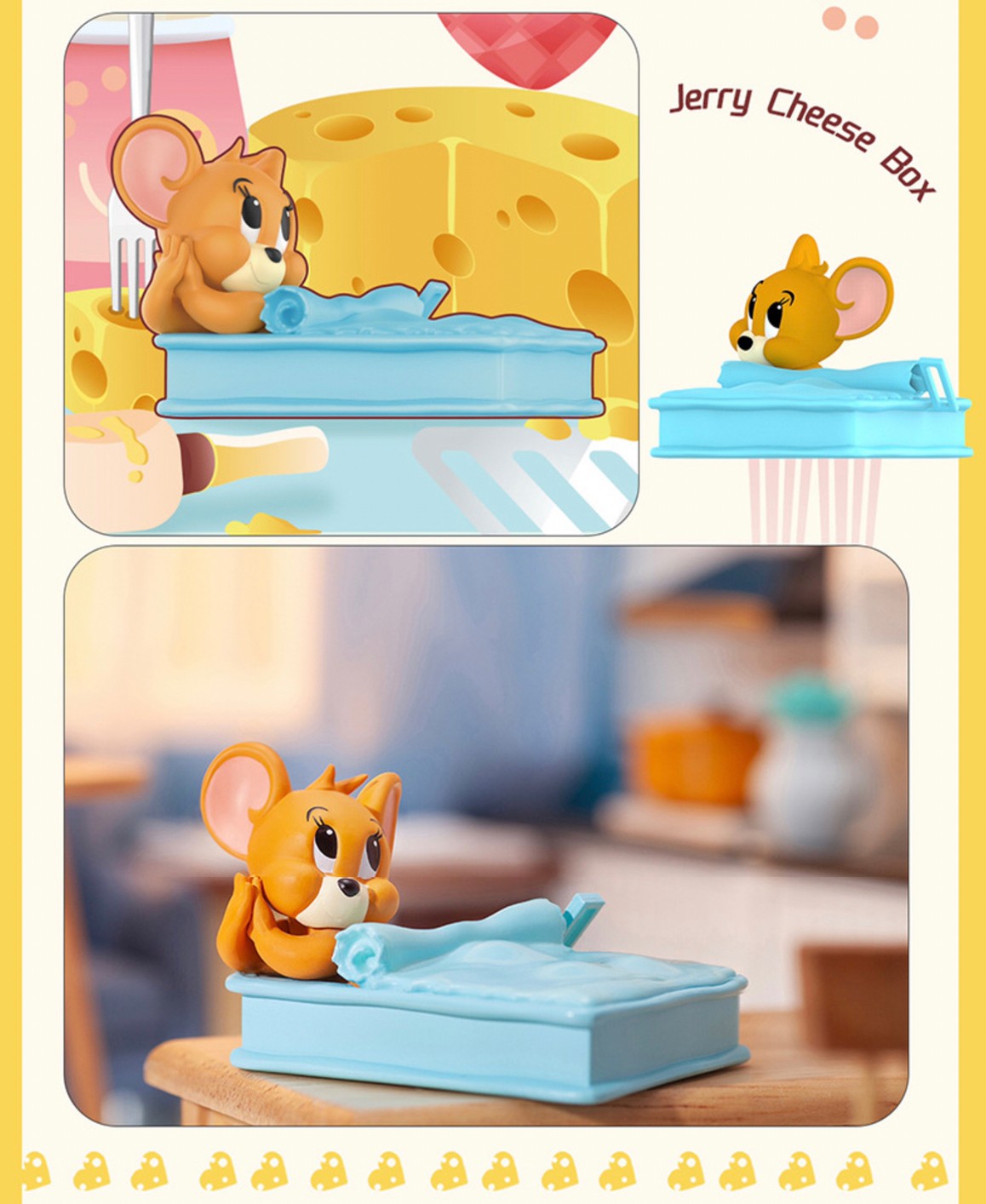 Blind Box - Tom & Jerry I Love Cheese Series By Miniso (6+1secret)