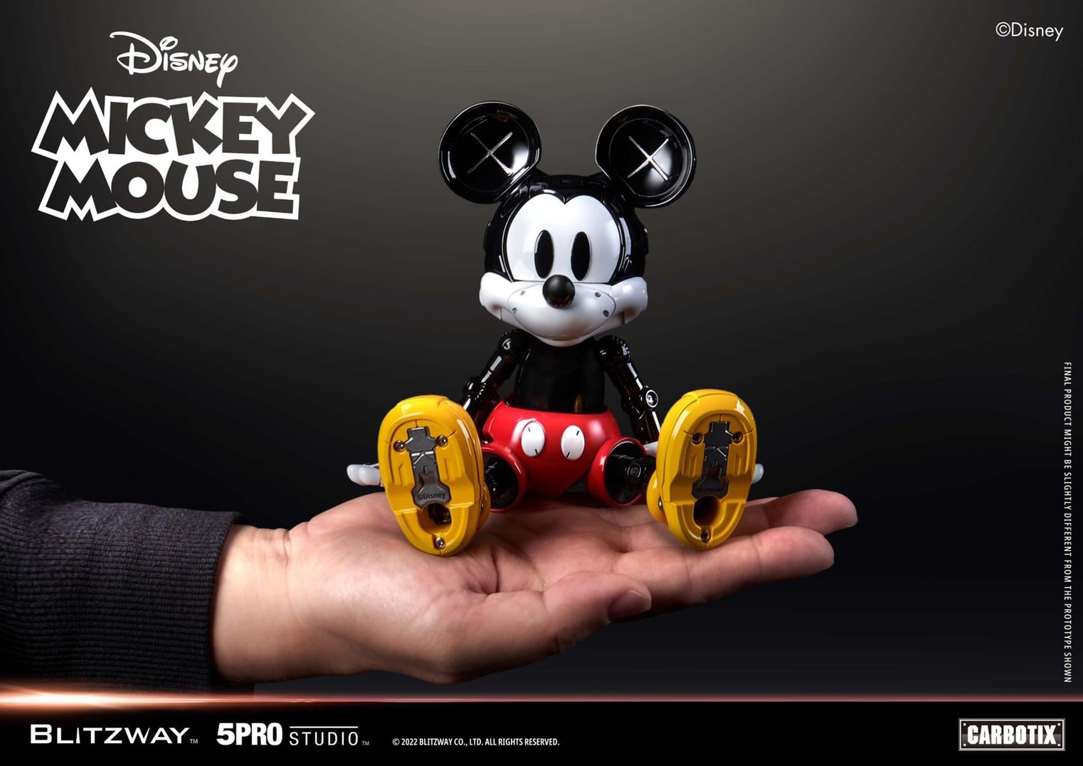 CARBOTIX Disney Characters Series Mickey Mouse / Donald Duck / Stitch by Blitzway x 5Pro Studio
