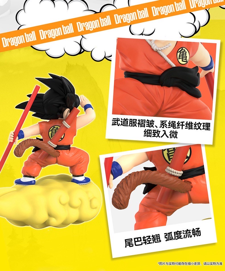 โมเดลโงกุน หมุนได้ มีไฟ Dragon Ball - Goku Rolling Night Light Series by LDCX