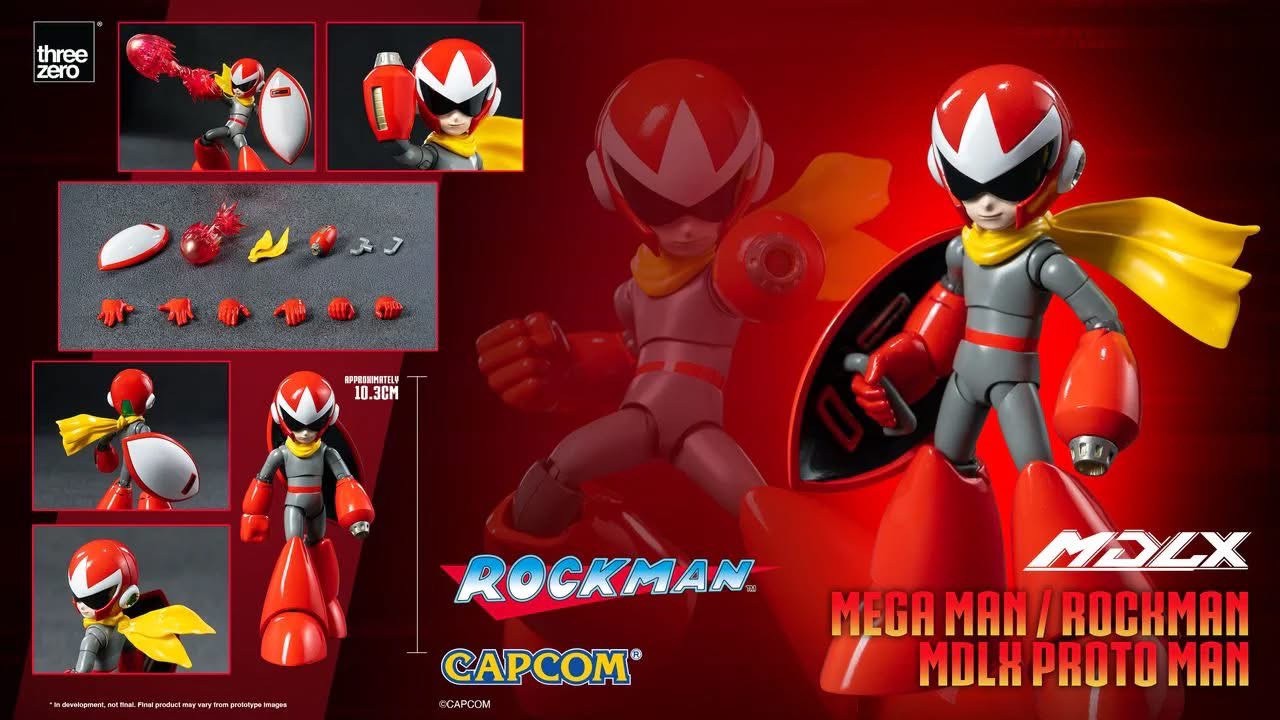 Pre-order : Rockman / Mega Man MDLX Proto Man by Threezero