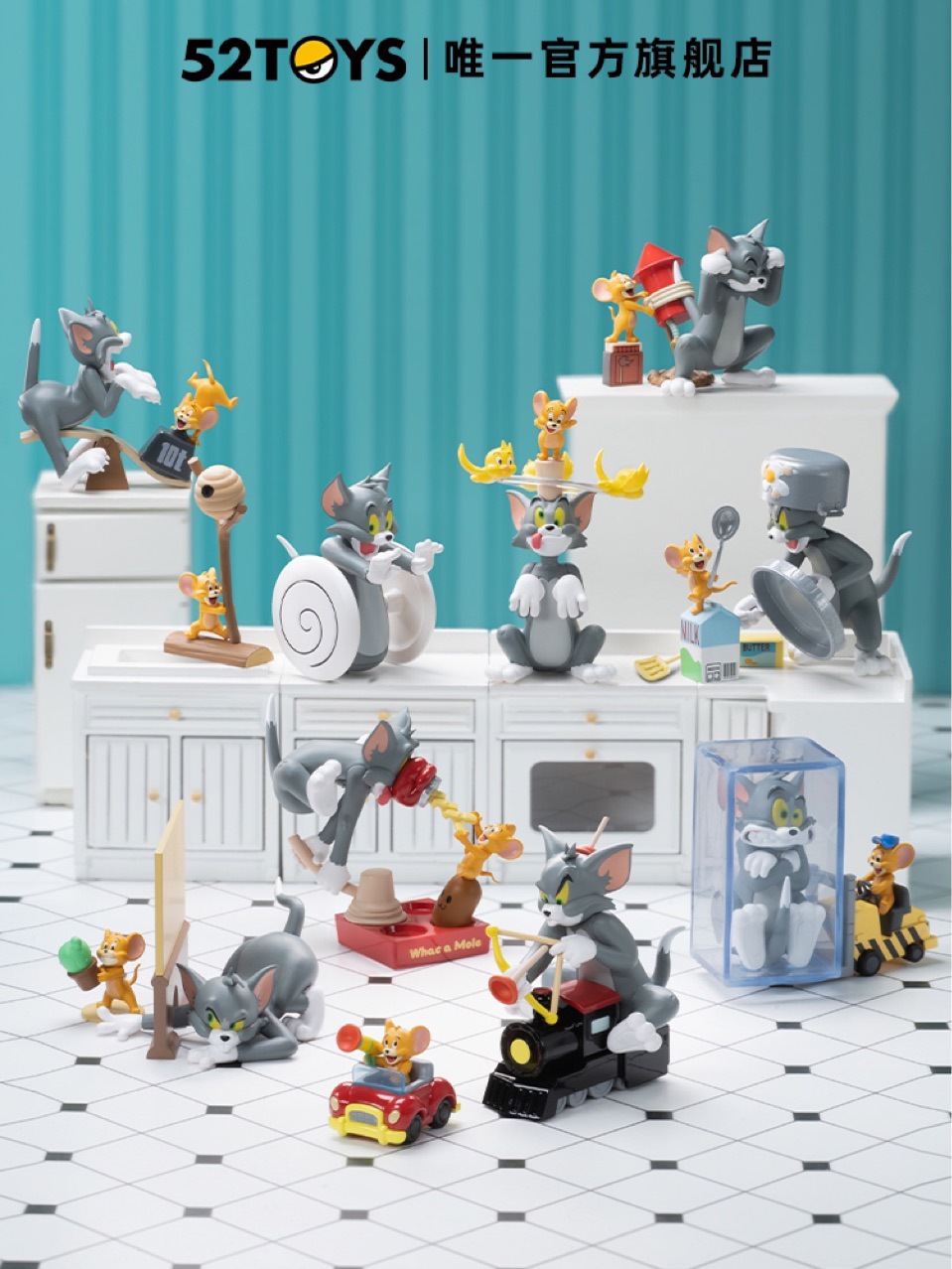 Tom & Jerry - Brawls by 52Toys (Set of 8+1 secret)