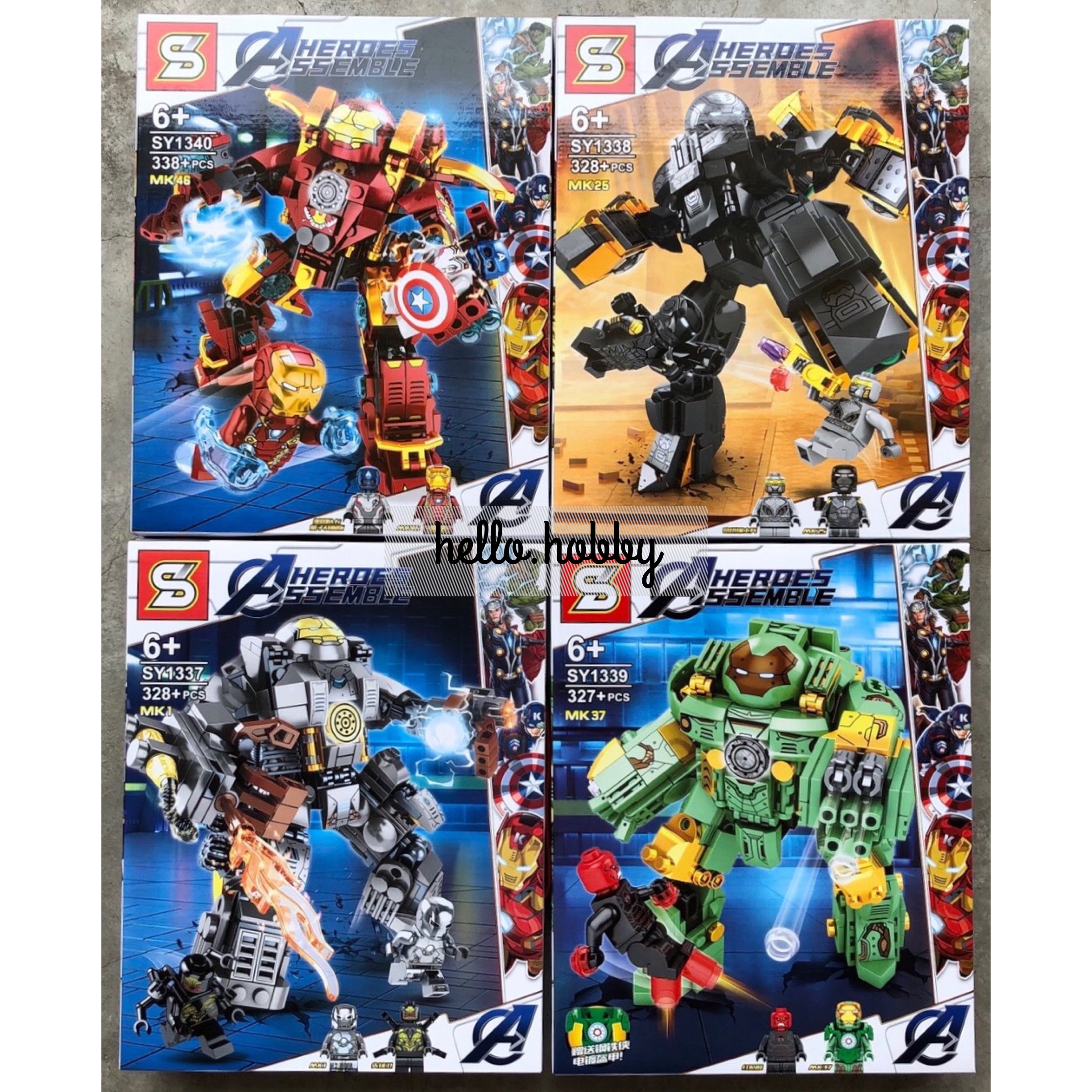 SY 1337-1340 Avengers Iron Man Hulk Busters