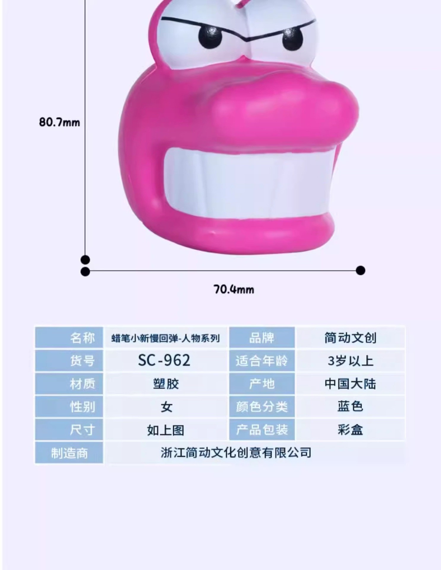 สกุชชี่ ชินจัง - Squishy - Crayon Shinchan Character Series