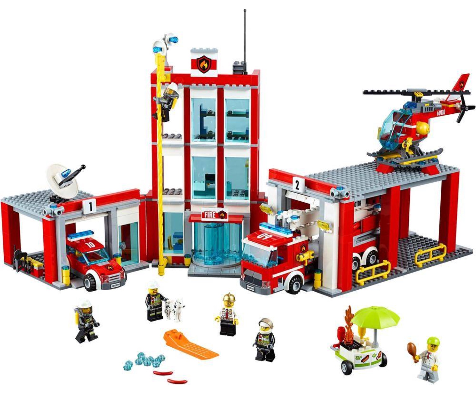 Lepin 02052 Fire Station 1029pcs