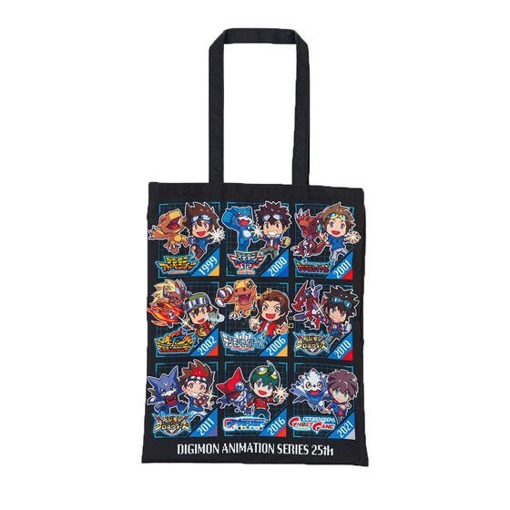 PRE-ORDER : Digimon Adventure 25th Anniversary Anime Series Acrylic Tote Bag