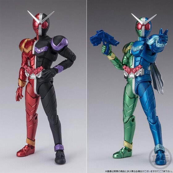 PRE-ORDER : Shodo-XX Kamen Rider W Half Change Set 01 / 02