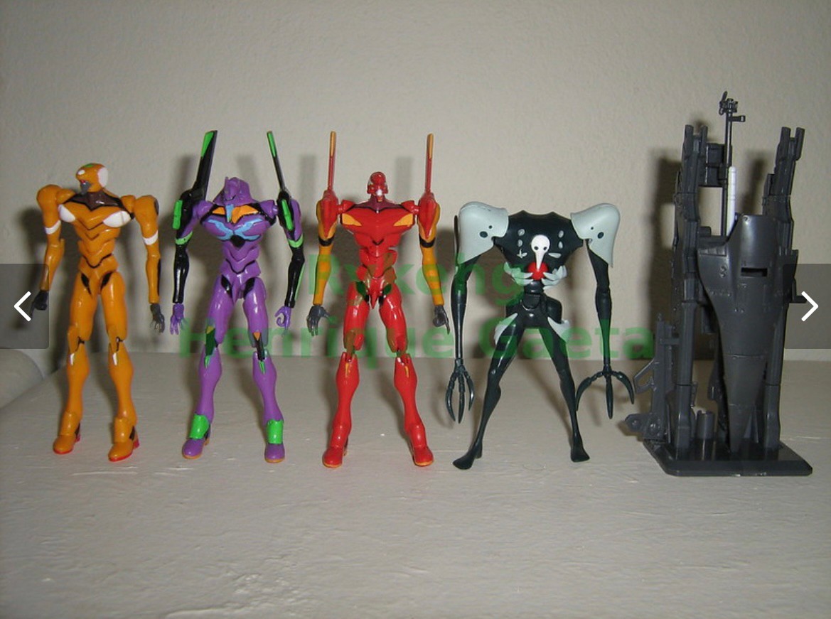 กาชาปอง อีวา อีวานเกเลี่ยน Ultimate Action Evangelion vol. 1 Gashapon by Bandai (Set of 5)