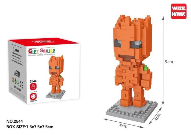 Wise Hawk 2544 Avengers Groot 172pcs
