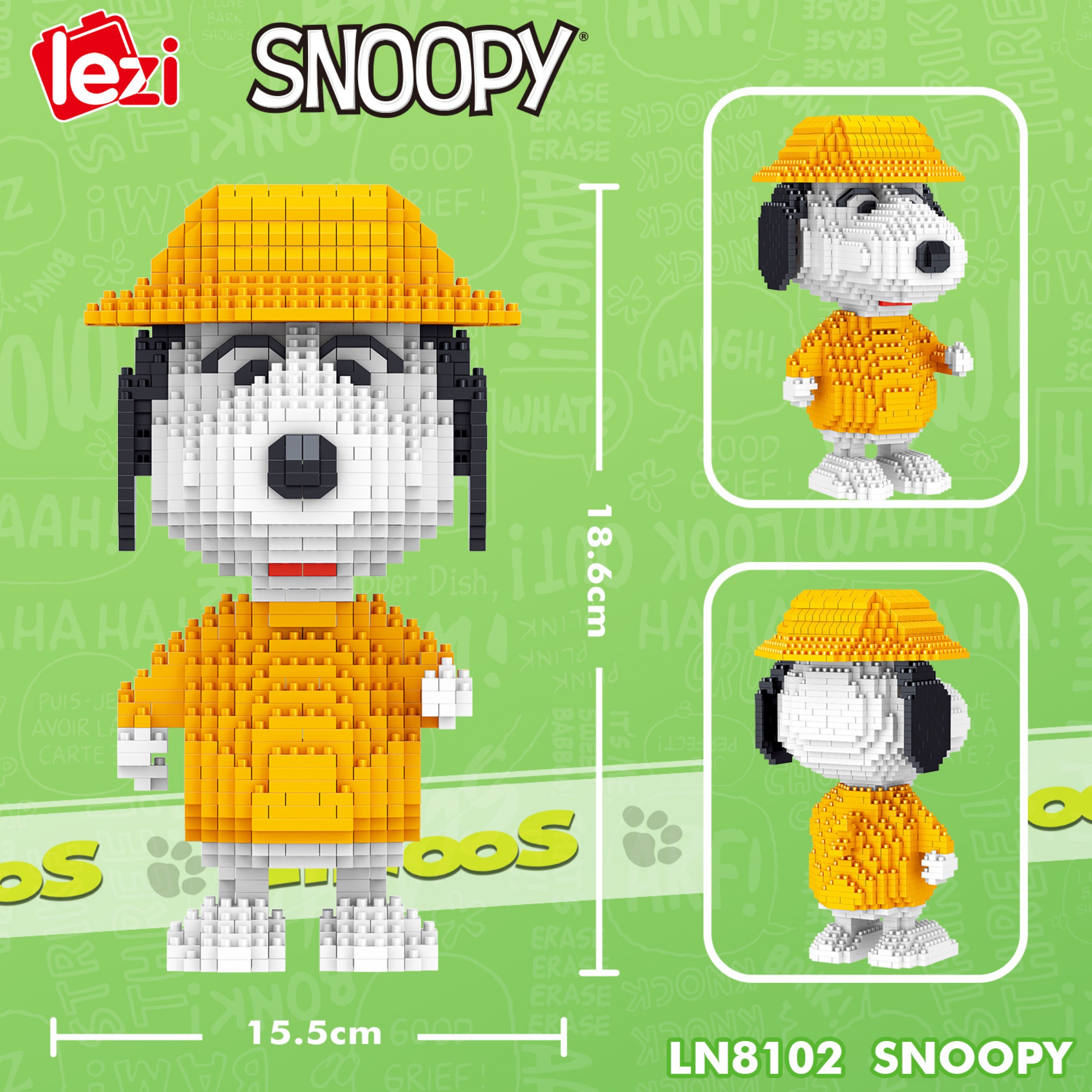 Lezi 8101-8105 Snoopy