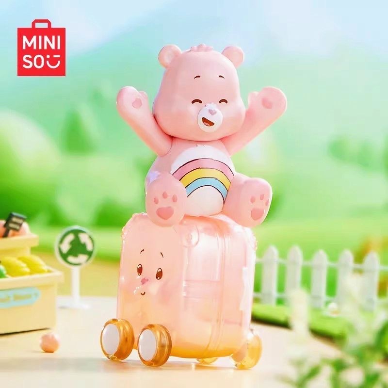 โมเดล ได้ 1 ตัว | Care Bears Baby - Happy Tour Series by Miniso