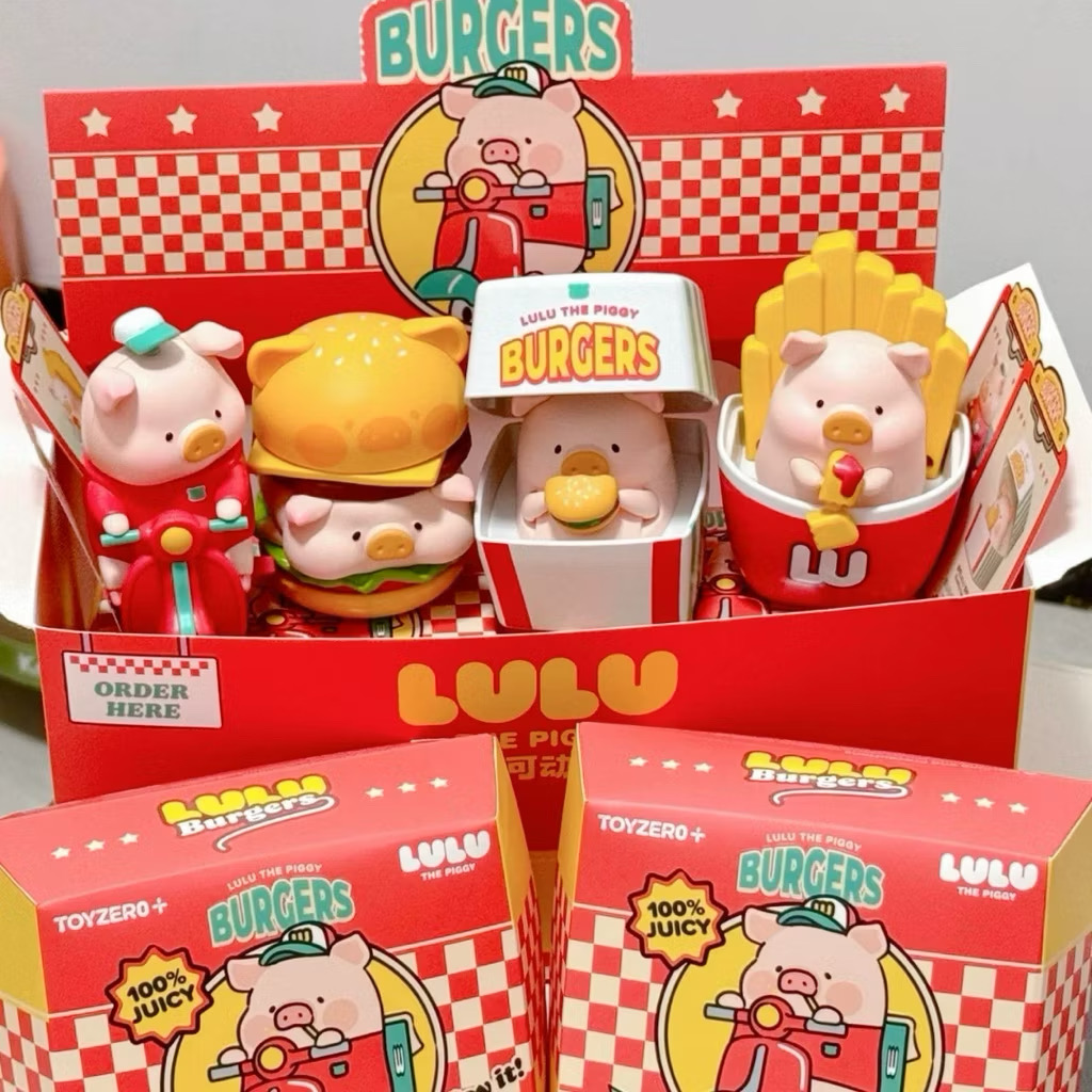 Lulu The Piggy - Burger Express Action Figure Series by Toyzero+