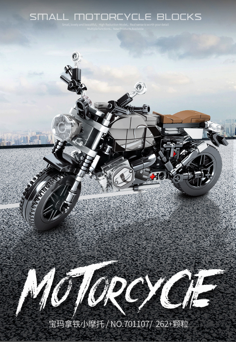 Sembo block 701107 Motorcycle 262pcs