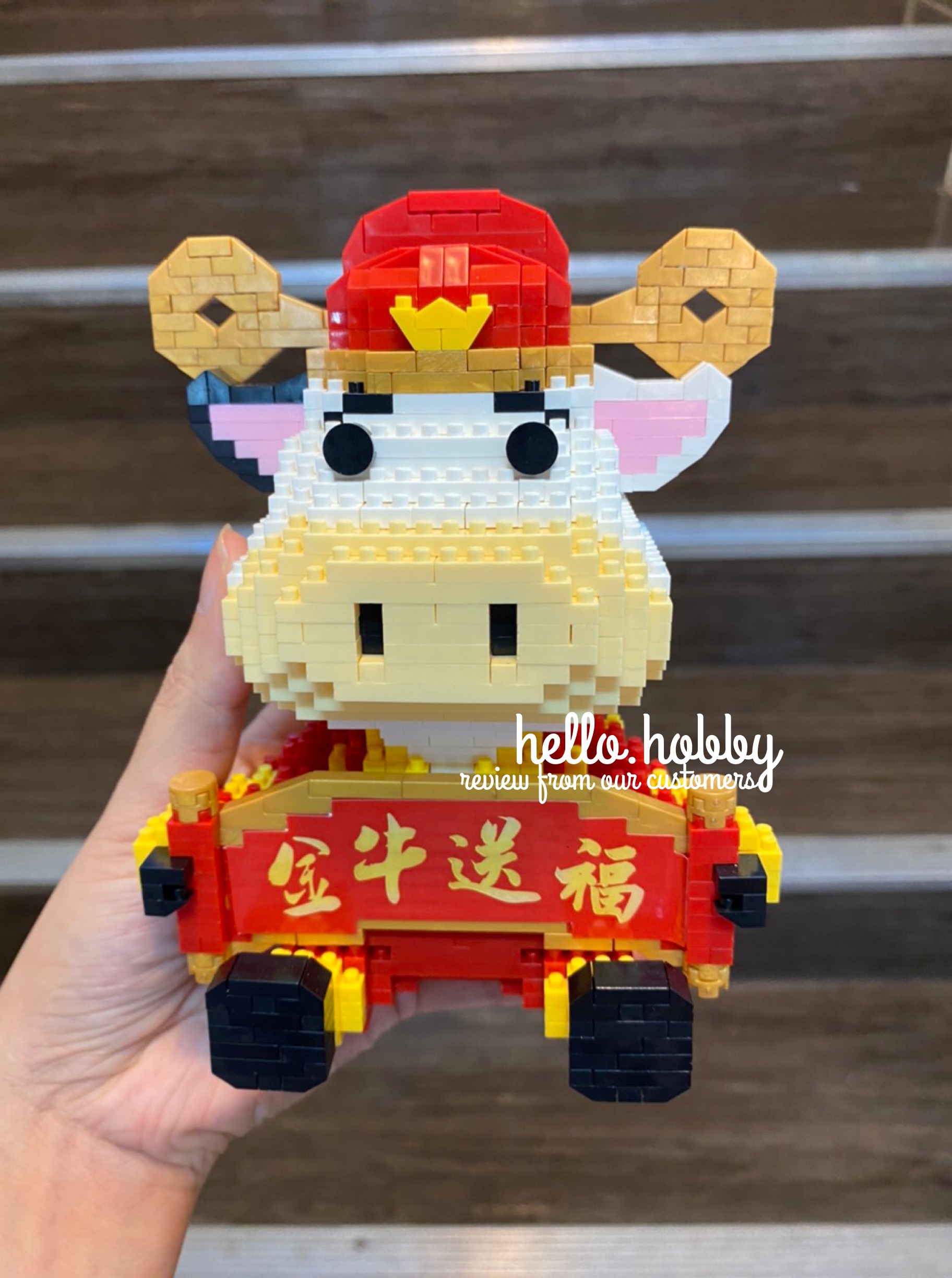 Balody 18251 Heppy New Year Cow 1131pcs