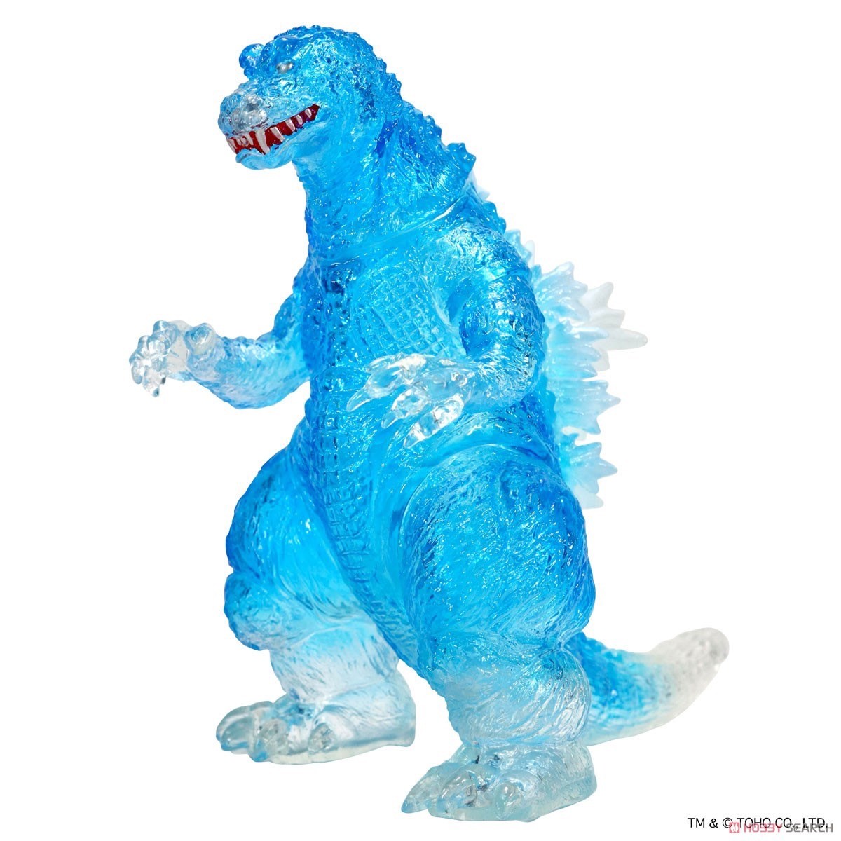 Godzilla - CCP Middle Size Series Godzilla EX Vol.3 Godzilla (2001) Clear Blue Ver. Soft Vinyl (Lot JP) by CCP