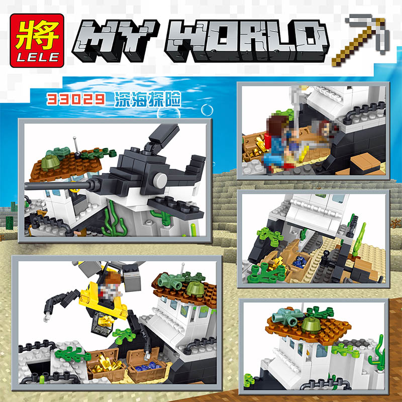 Lele 33029 Minecraft Deep Sea Adventure 351pcs