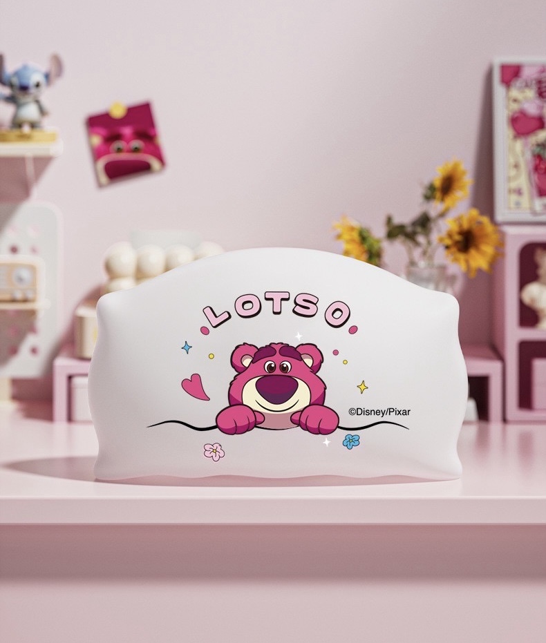 โคมไฟ ลิขสิทธิ์แท้ - Disney - Lotso & Stitch Pillow-Patting Night Light Series LED Lamp