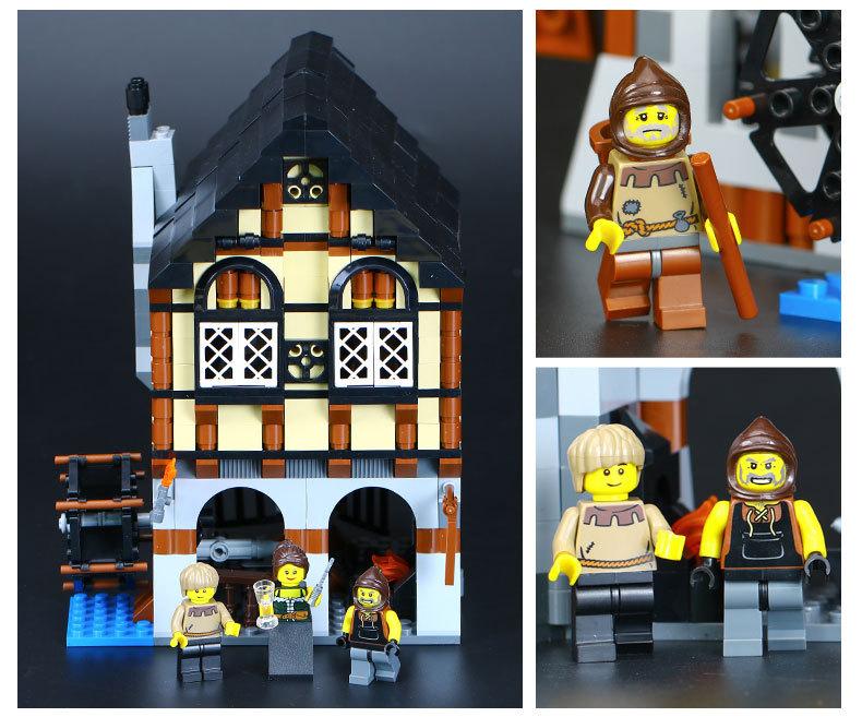 Lepin 16011 Medieval Market Village 1601pcs