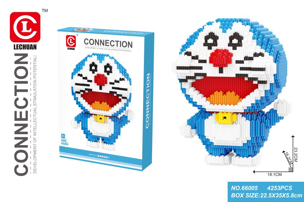 Lechuan 66005 Doraemon 4253pcs (แบบเฟือง)