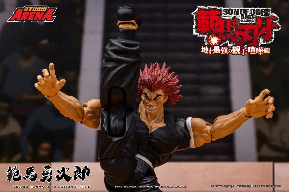 Pre-order : STORM ARENA Baki Hanma: Son of Ogre Yujiro Hanma 1/12 Scale Action Figure by Storm Collectibles