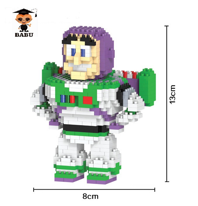 Babu 8816 Toys Story Woody & Buzz Lightyear 1750pcs