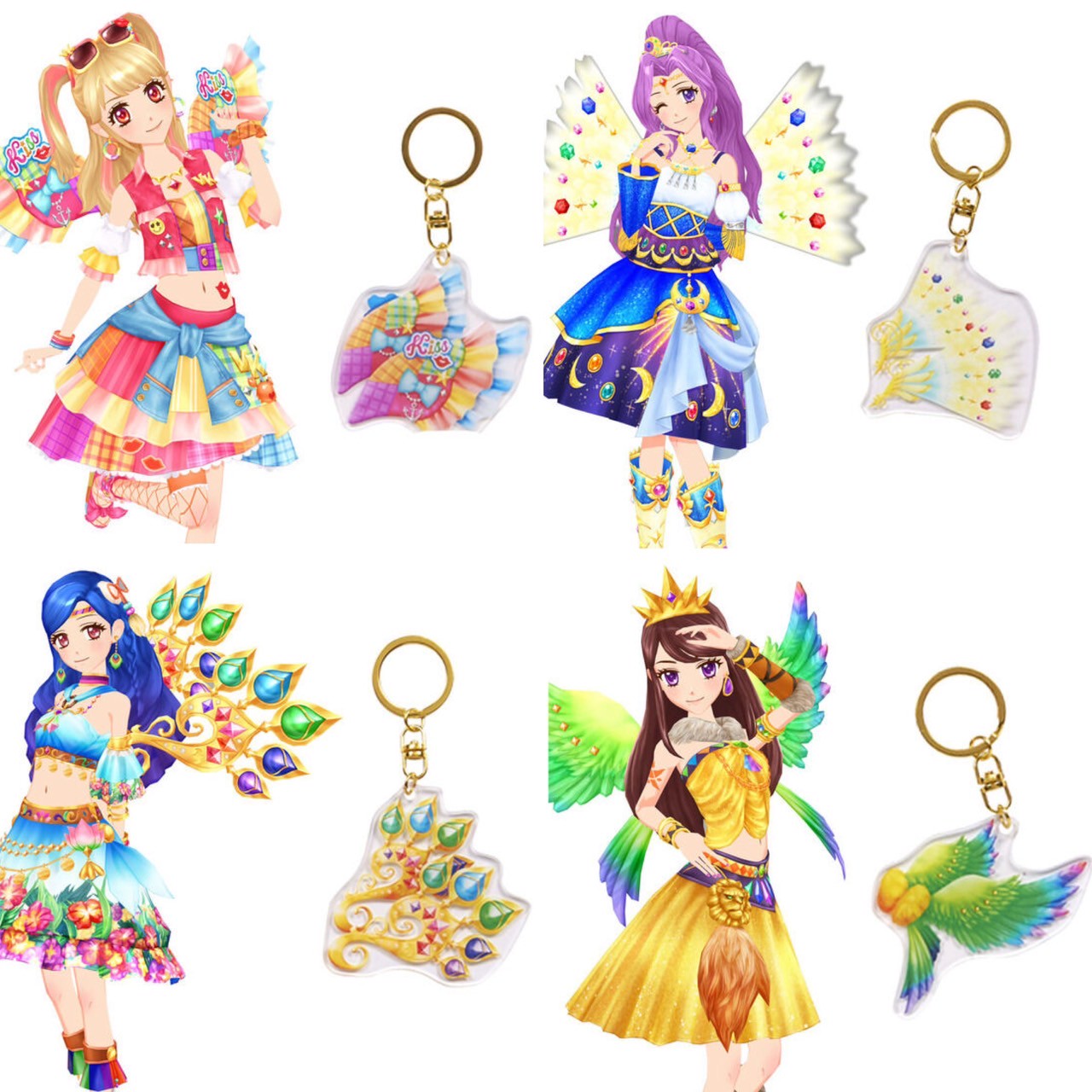 PRE-ORDER : Aikatsu! Charm & Keychain