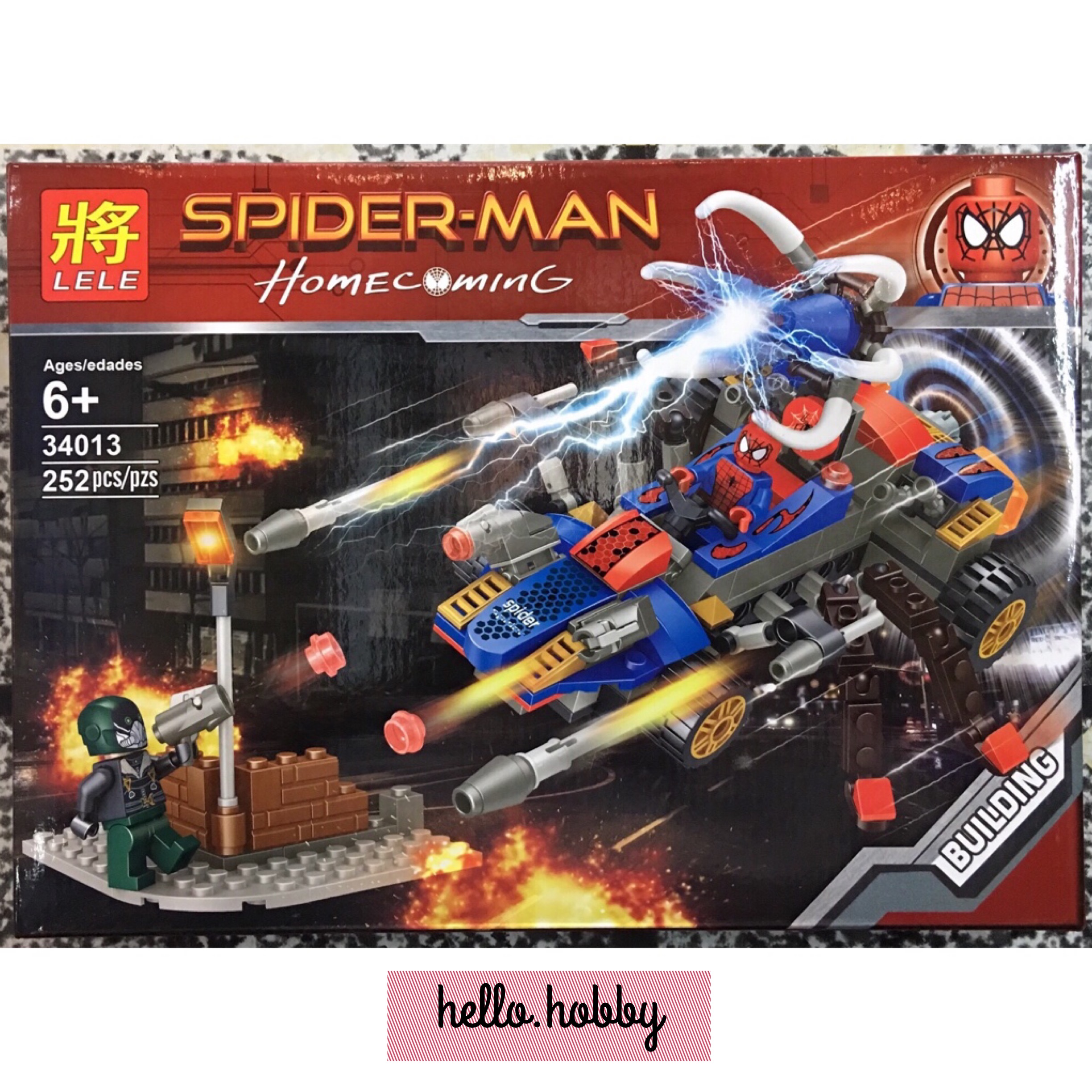 Lele 34013A Spiderman 252pcs