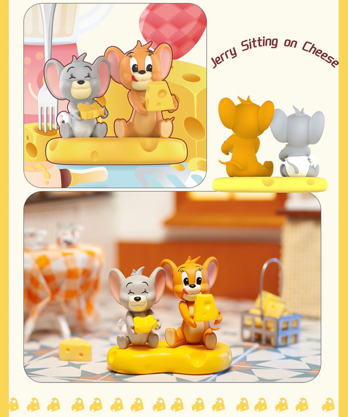 Blind Box - Tom & Jerry I Love Cheese Series By Miniso (6+1secret)