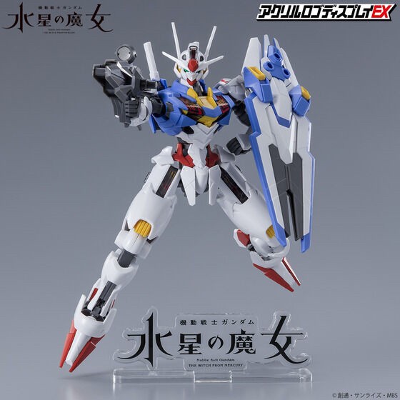 PRE-ORDER : Acrylic Logo Display EX Mobile Suit Gundam The Witch from Mercury (Small)