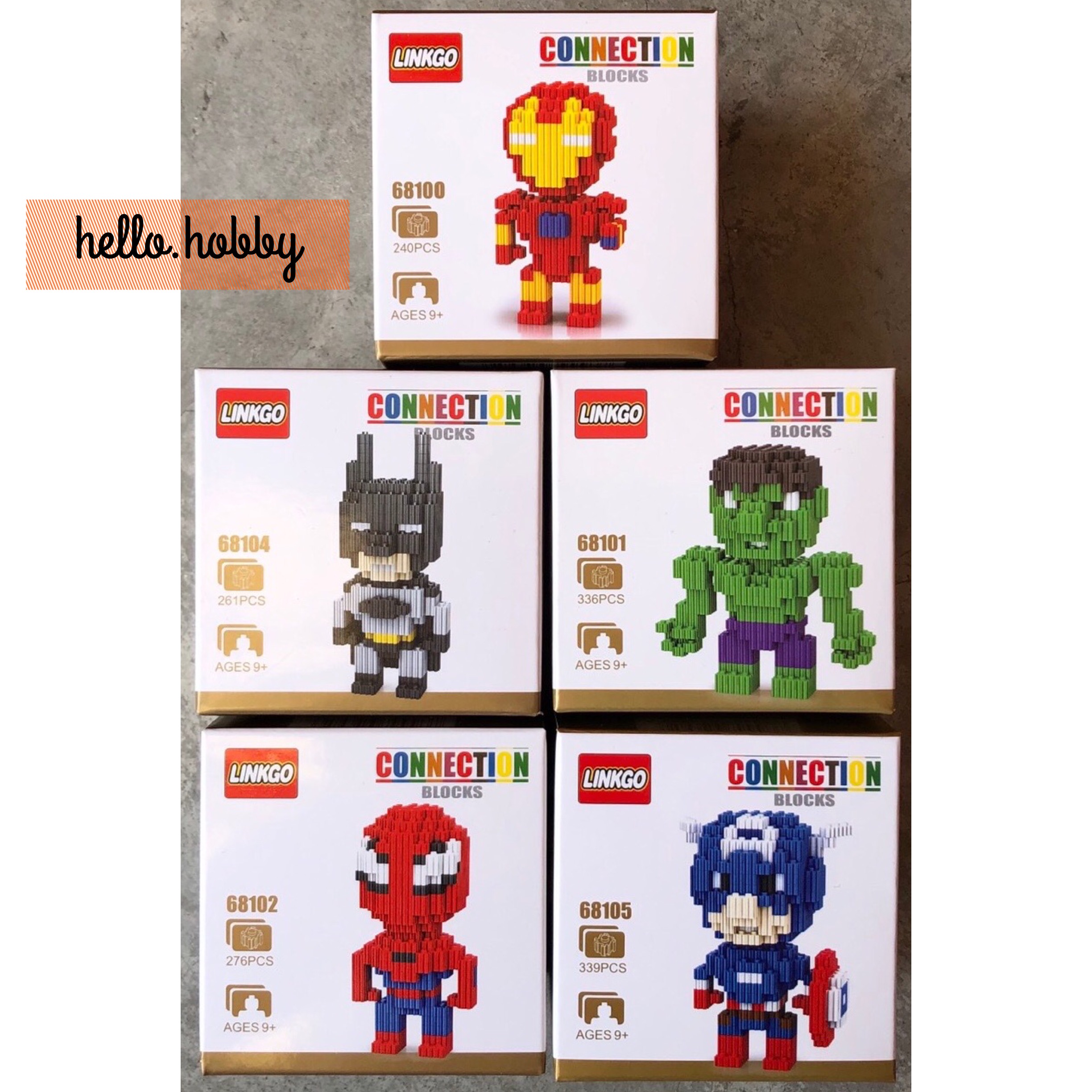 Linkgo 68100-68105 Avengers (แบบเฟือง)