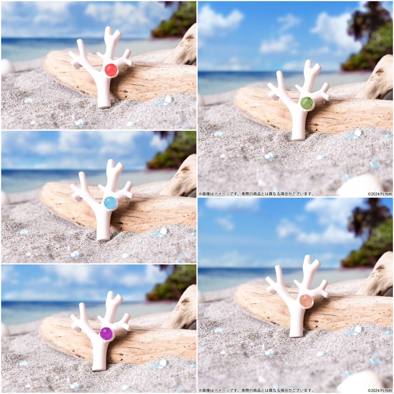 PRE-ORDER : Movie "Love Live! Nijigasaki High School Idol Club Final Chapter Chapter 1" Nijigasaki High School Store Coral Brooch / Necklace (5 types)