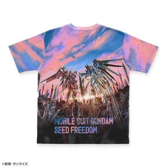 PRE-ORDER : STRICT-G “Mobile Suit Gundam SEED FREEDOM” Mecha Visual Full Color T-shirt