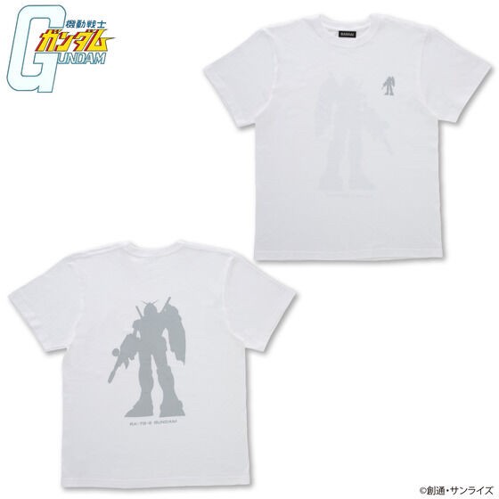PRE-ORDER : Mobile Suit Gundam Silhouette Design Series T-shirt
