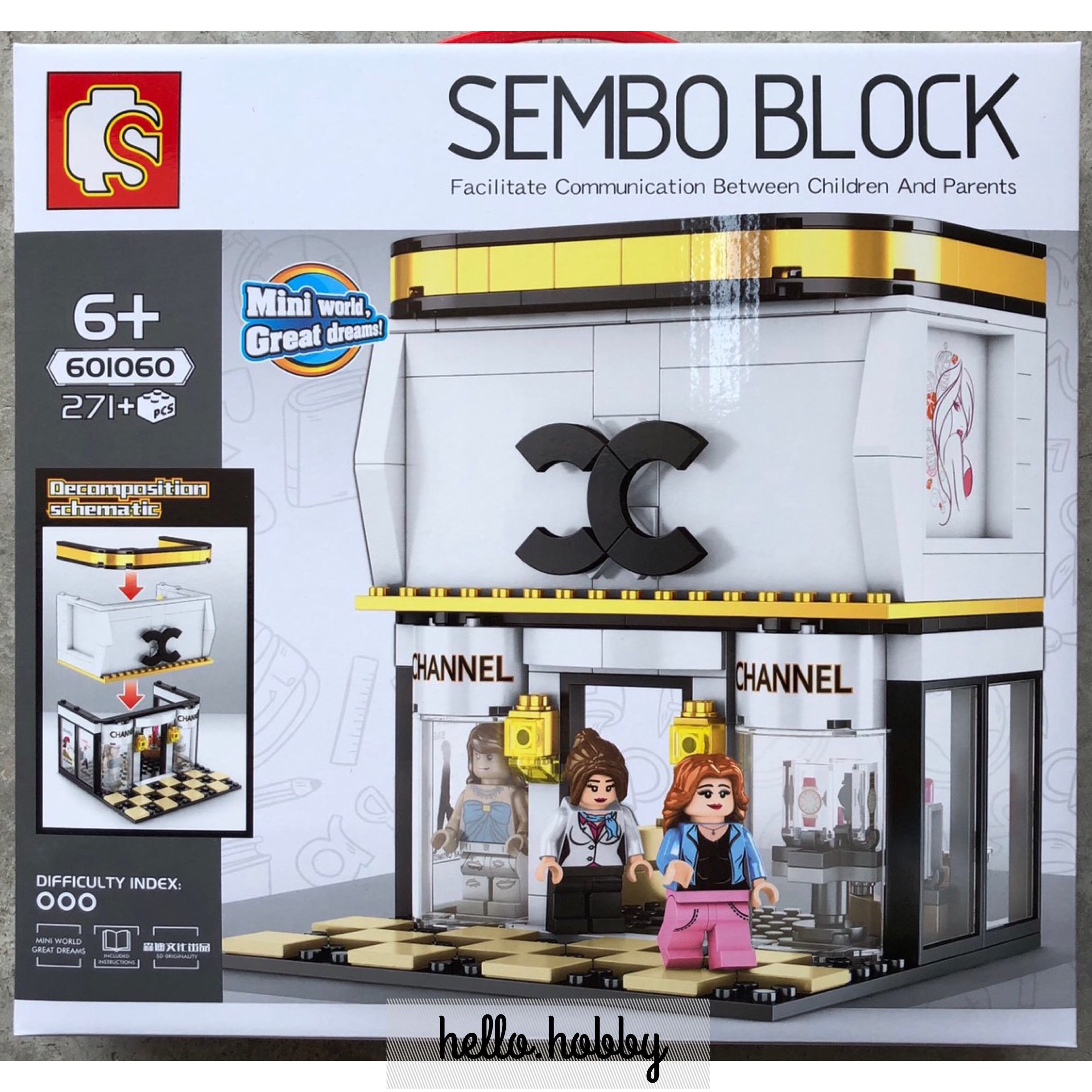 Sembo Block 601060 Chanel 271pcs
