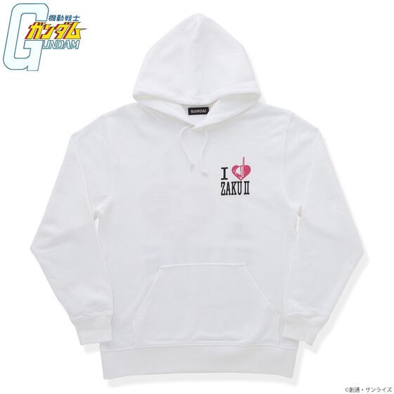 PRE-ORDER : Mobile Suit Gundam I LOVE MOBILE SUIT Hoodie