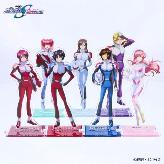 PRE-ORDER : Mobile Suit Gundam SEED FREEDOM Connecting Acrylic Stand Pilot Suit Ver. (18 types in total)