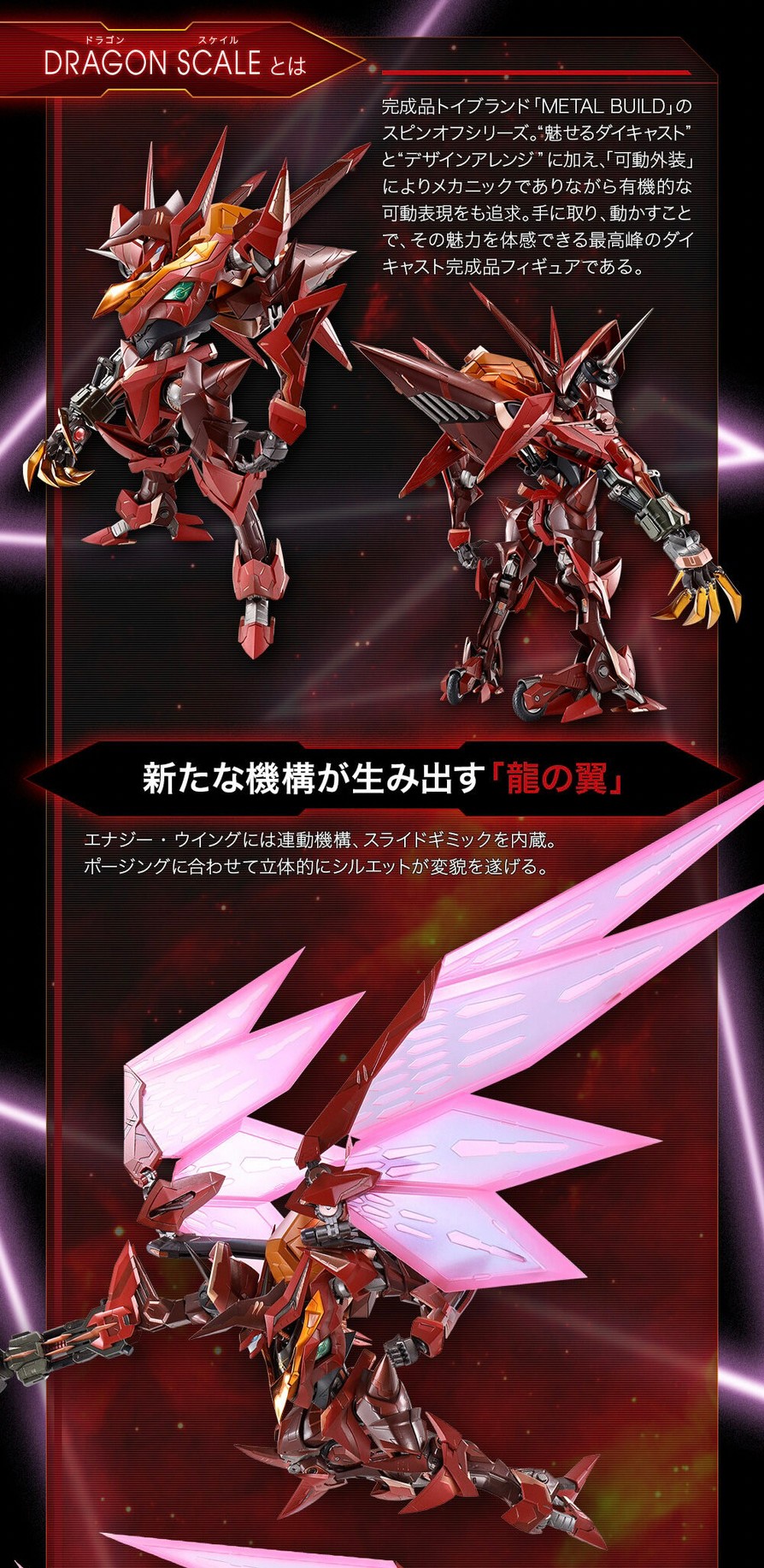 Gundam - METAL BUILD - DRAGON SCALE Guren Type-08 Elements "Seiten" by Premium Bandai (Limited มีกล่องน้ำตาล)