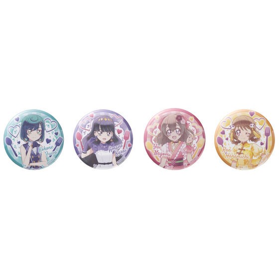 PRE-ORDER : Pretty Cure All Stars Dress Up Series Can Badge (Full Complete Set)