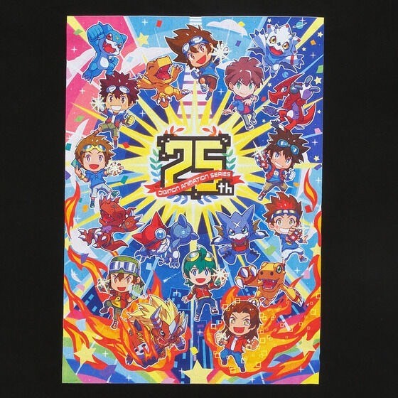 PRE-ORDER : Digimon Adventure 25th Anniversary Anime Series T-shirt
