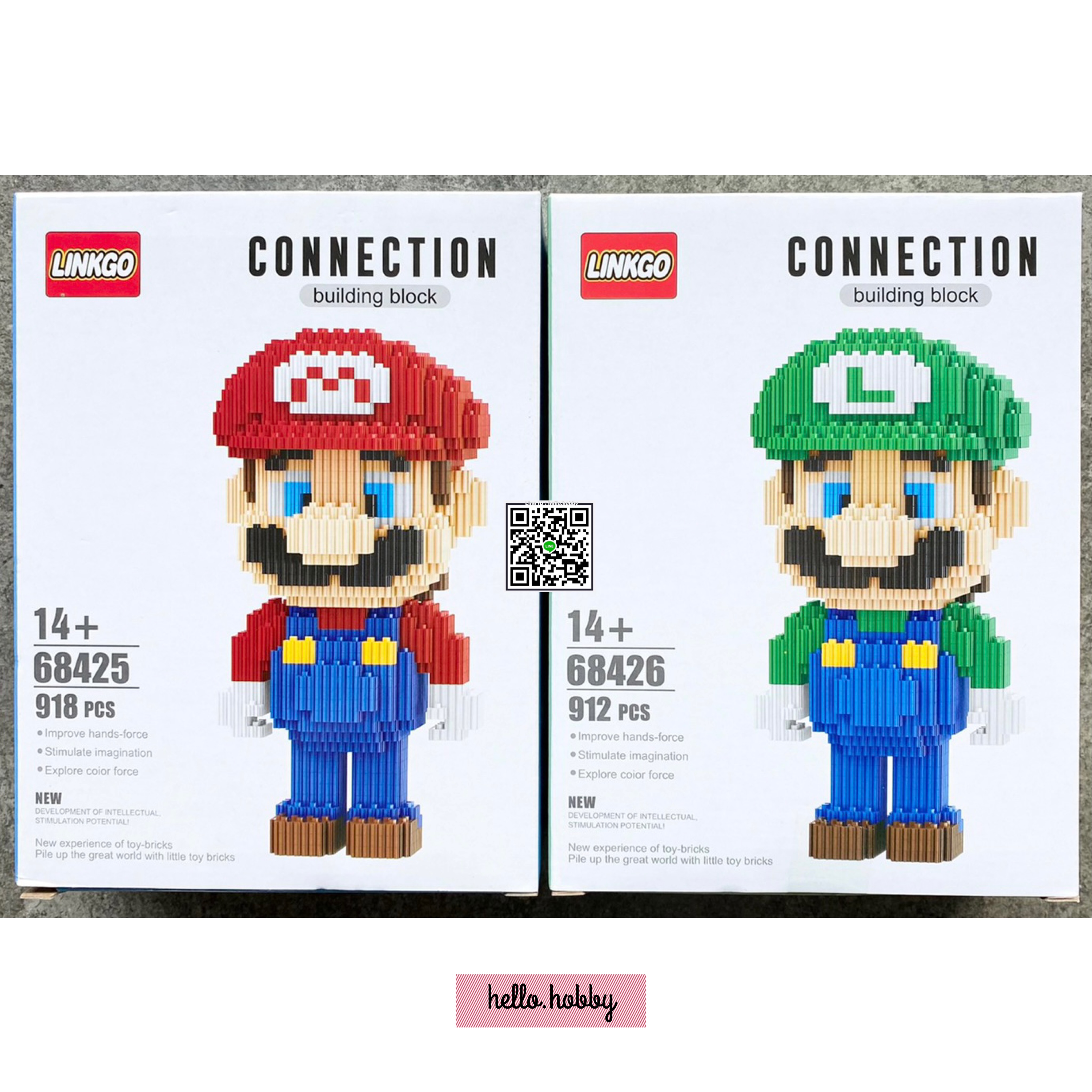 เลโก้นาโนแบบเฟืองไซส์ XXL - Linkgo 68425-68426 Super Mario