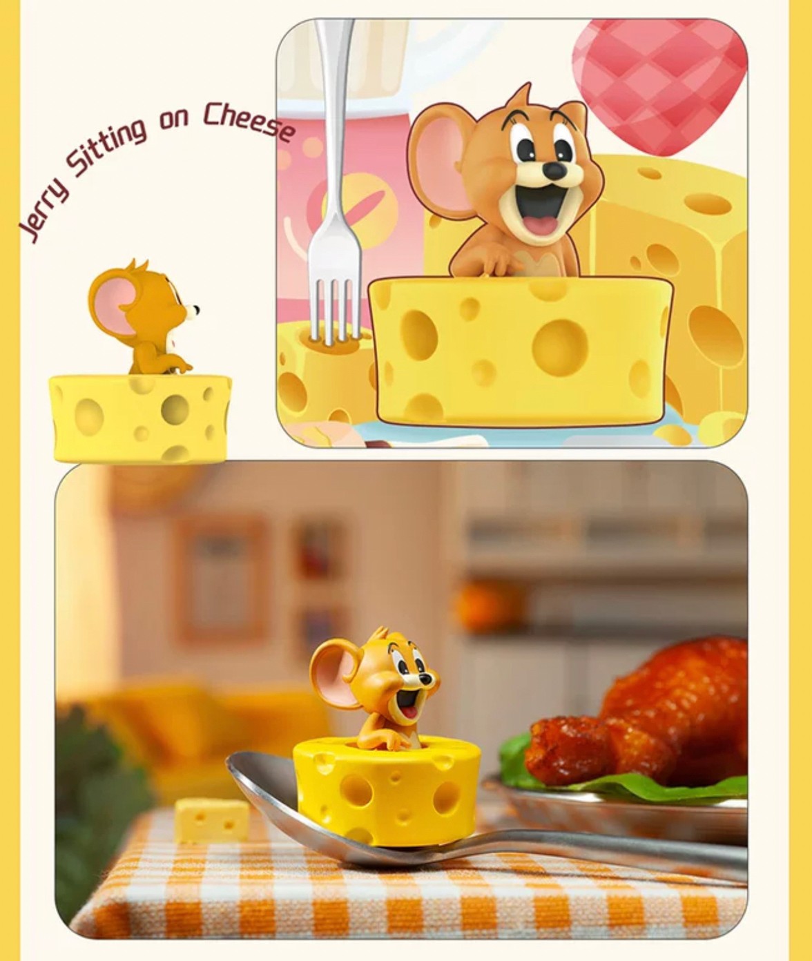 Blind Box - Tom & Jerry I Love Cheese Series By Miniso (6+1secret)