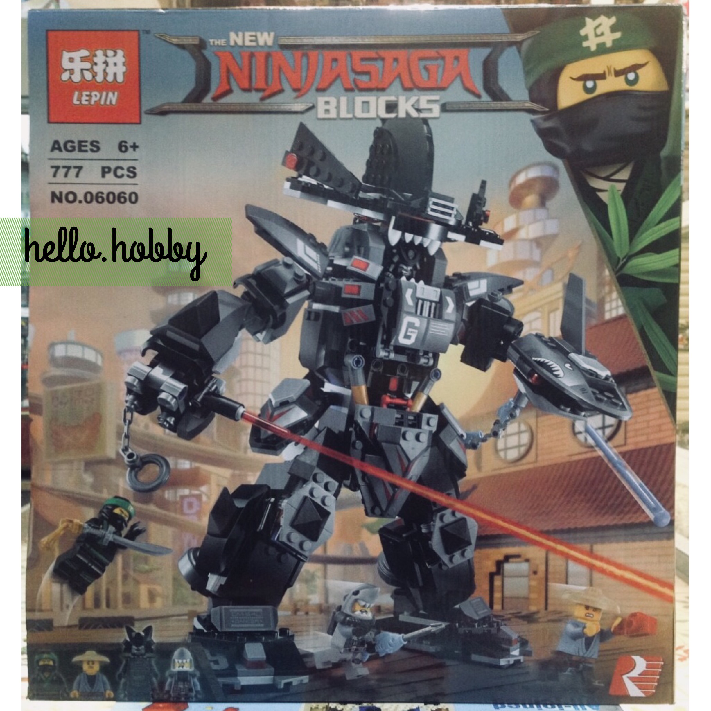 Lepin 06060 Ninjago Garma Mecha Man 806pcs