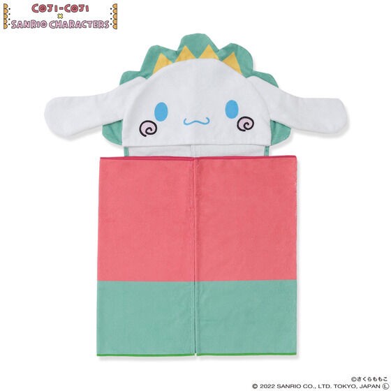 PRE-ORDER : Coji-Coji x Sanrio Characters Narikiri Hooded Towel (2 types in total)