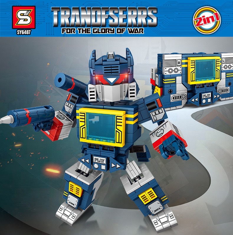 SY 6487 Transformer soundwave G1 2 in 1 462pcs