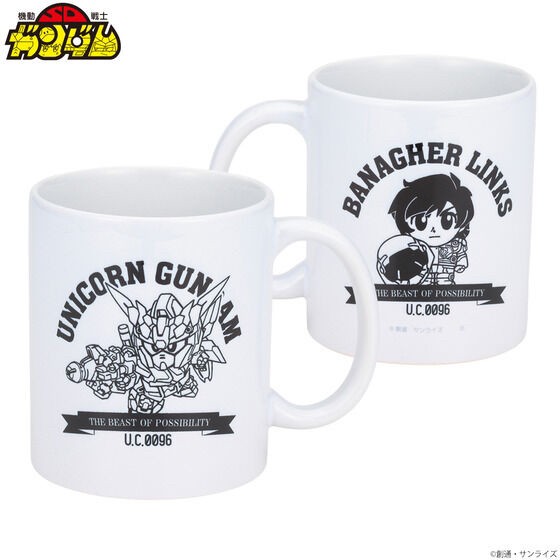 PRE-ORDER : SD Gundam Mobile Suit Gundam UC Mug Cup