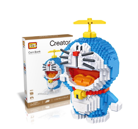 LOZ 9031 Doraemon Coin Bank 1,570pcs
