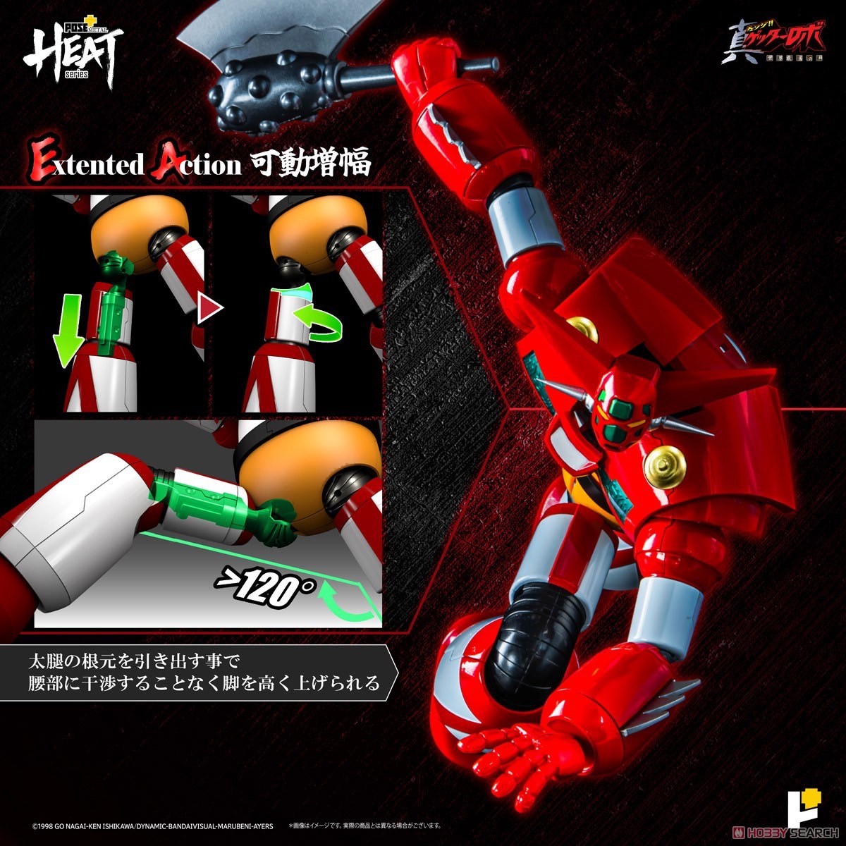METAL HEAT Series Getter 1 (Getter Robo Armageddon ver.) by POSE+
