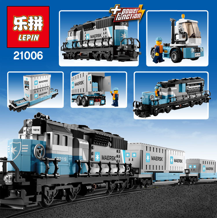 Lepin 21006 Maersk Train 1234pcs