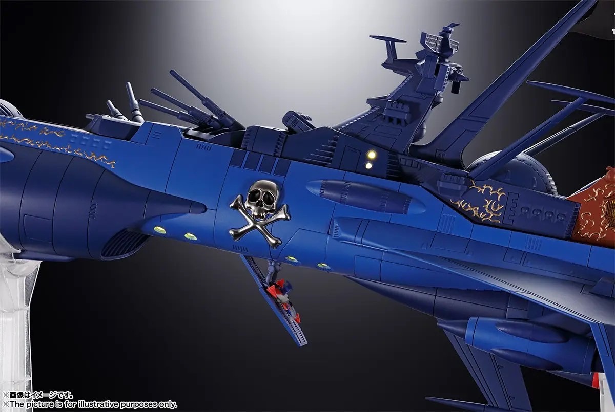 หุ่นเหล็ก Soul of Chogokin - GX-93 Space Pirate Battleship Arcadia - By Bandai