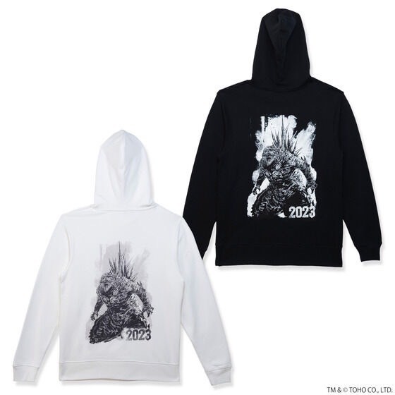 PRE-ORDER : Godzilla Monochrome Design Hoodie Godzilla