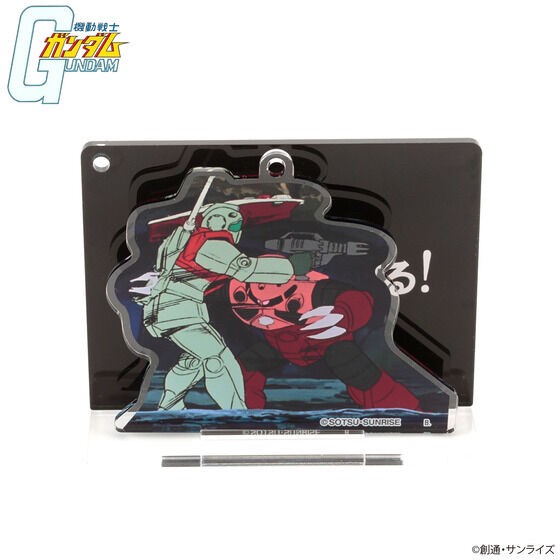 PRE-ORDER : Mobile Suit Gundam Subtitle Acrylic Stand Charm 2nd